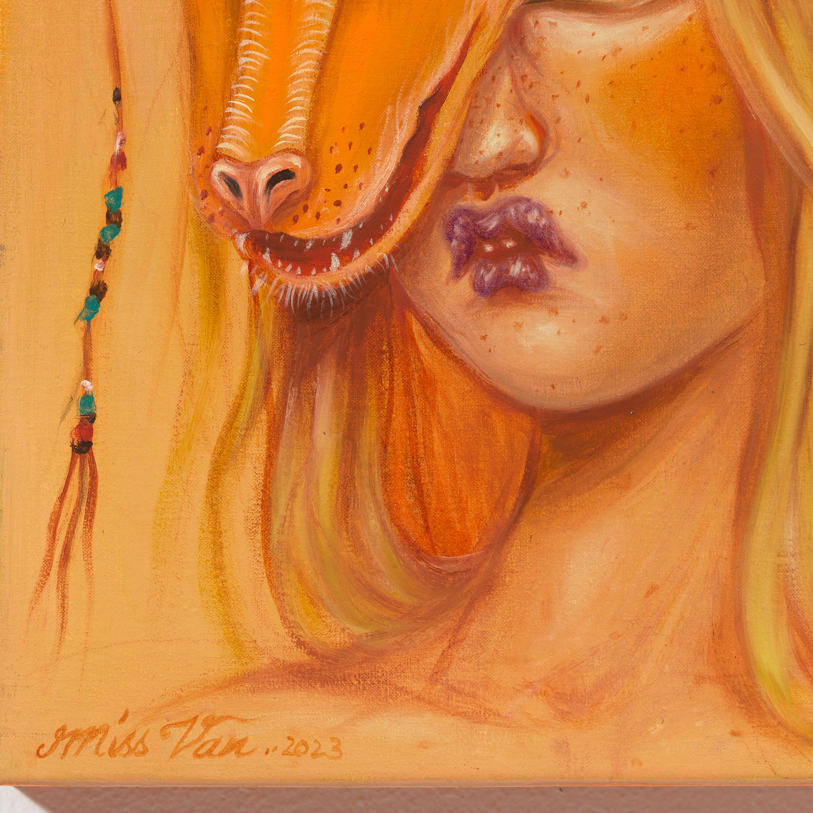 Miss Van, Portrait with Fox Mask, 2023