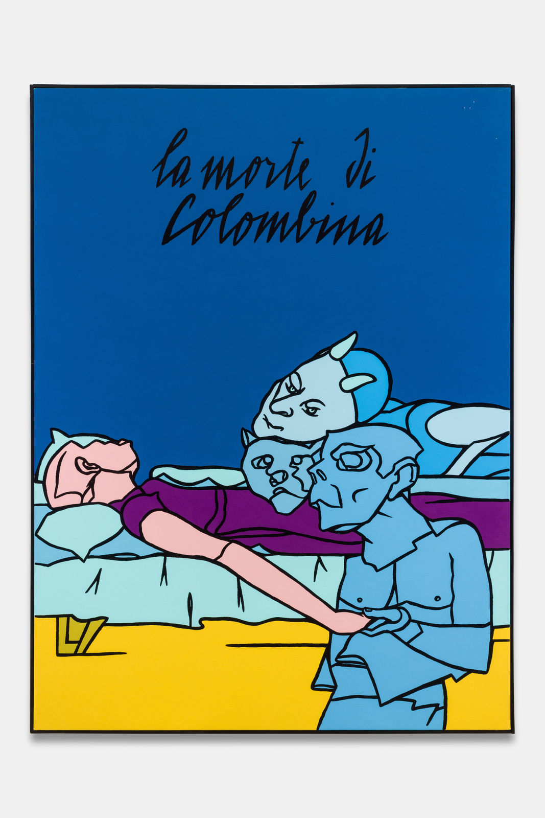 Valerio Adami, La morte di Colombina, 2015