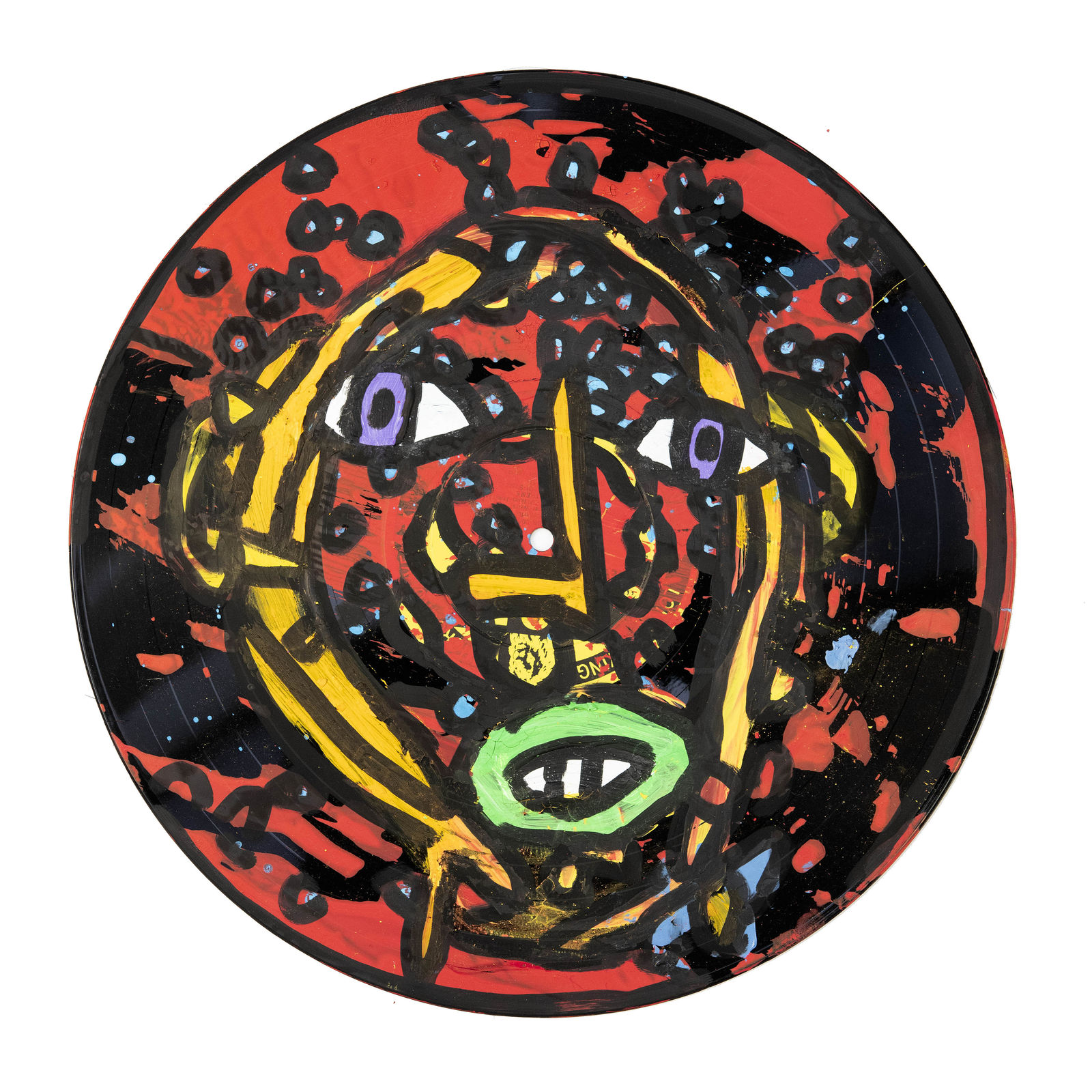 Robert Combas, ROUGEOLE GÉRARD. HOMMAGE À GÉRARD LE PARISIEN. EX ROBOCOP LOOK, 2024