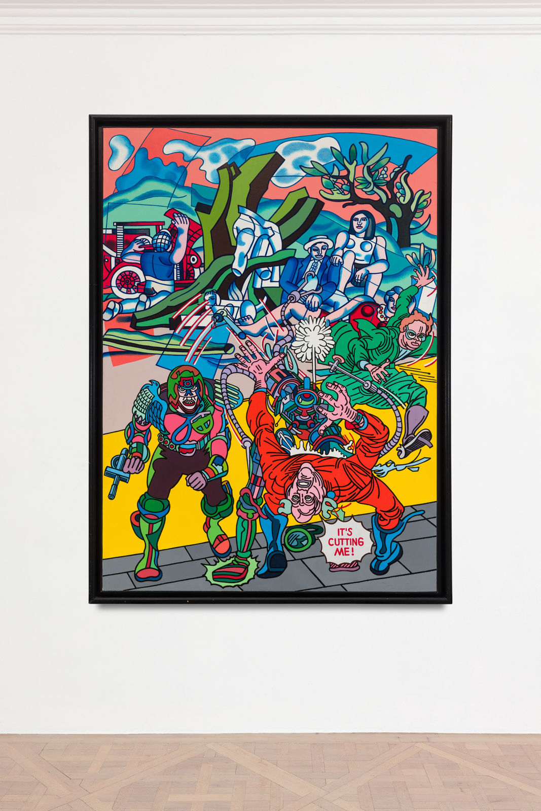 Erró, It's cutting me, 1989