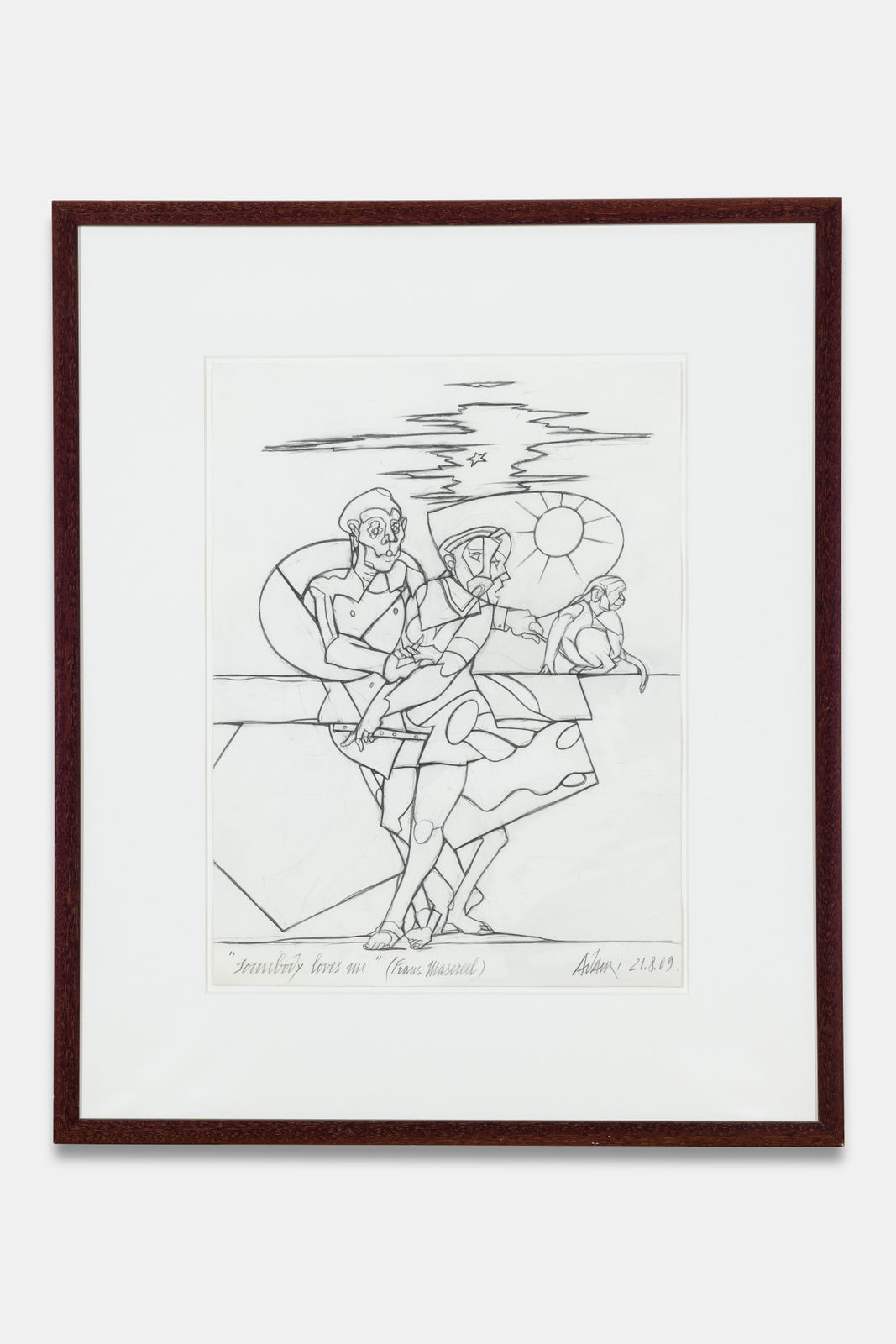 Valerio Adami, Somebody loves me, 2009