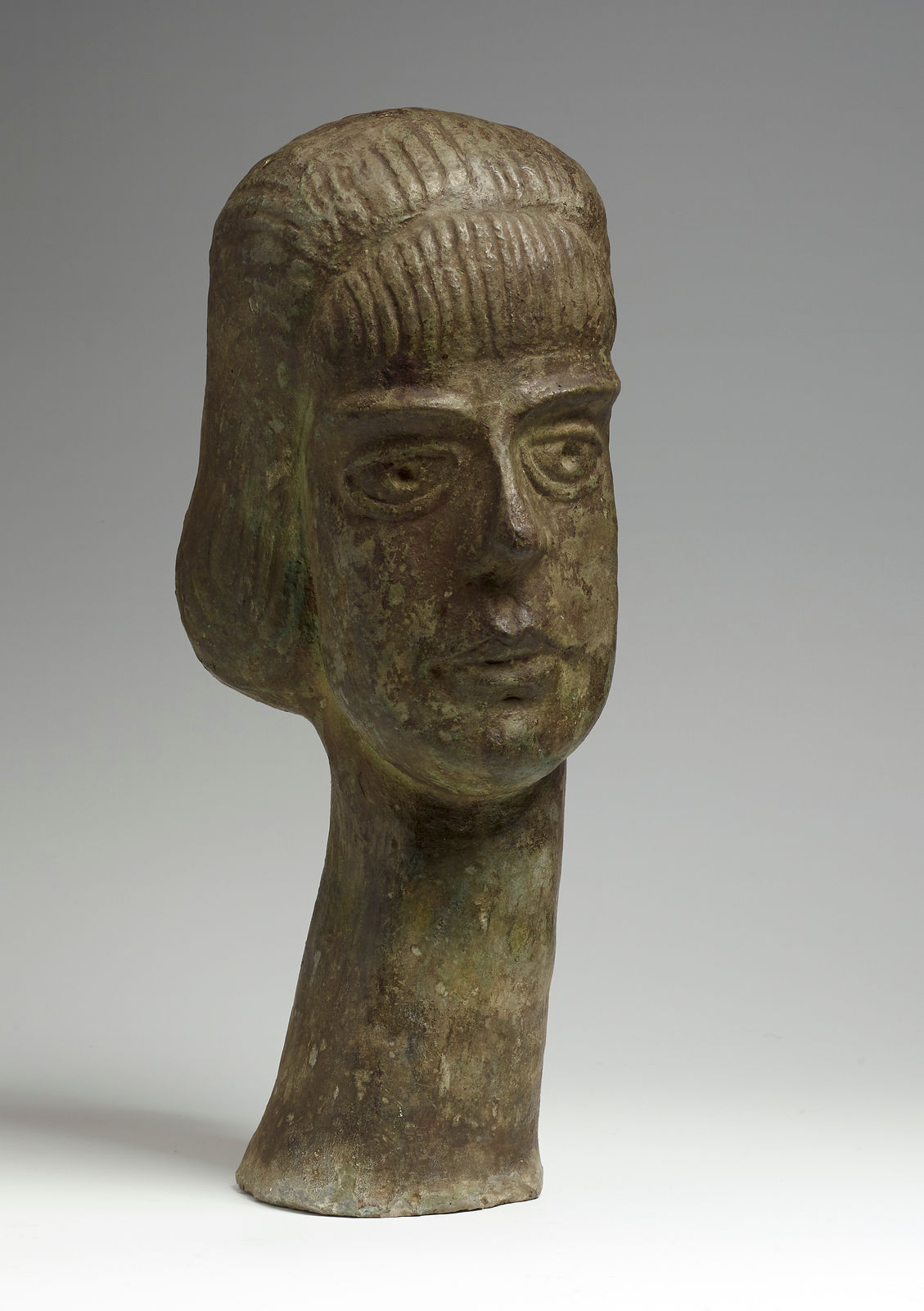 Alexander Archipenko, Bust of a Young Girl (Portrait de Mlle S.), 1909