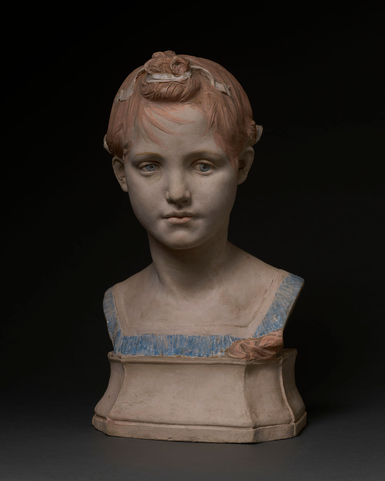 Conrad Dressler, Bust of a Young Girl, 1891