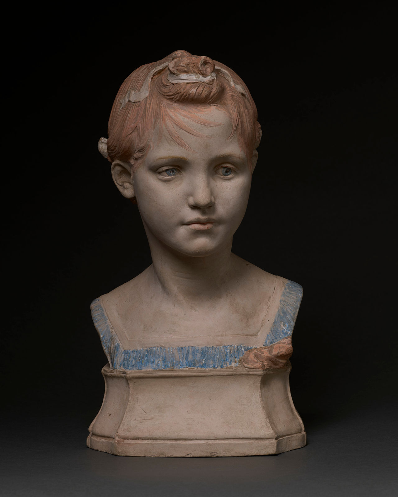 Conrad Dressler, Bust of a Young Girl, 1891