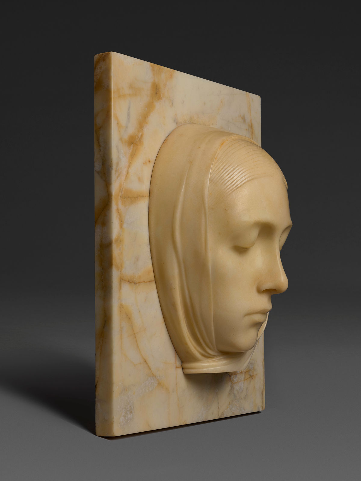 Adolfo Wildt, Head of the Virgin (La Vergine), Carved in 1925