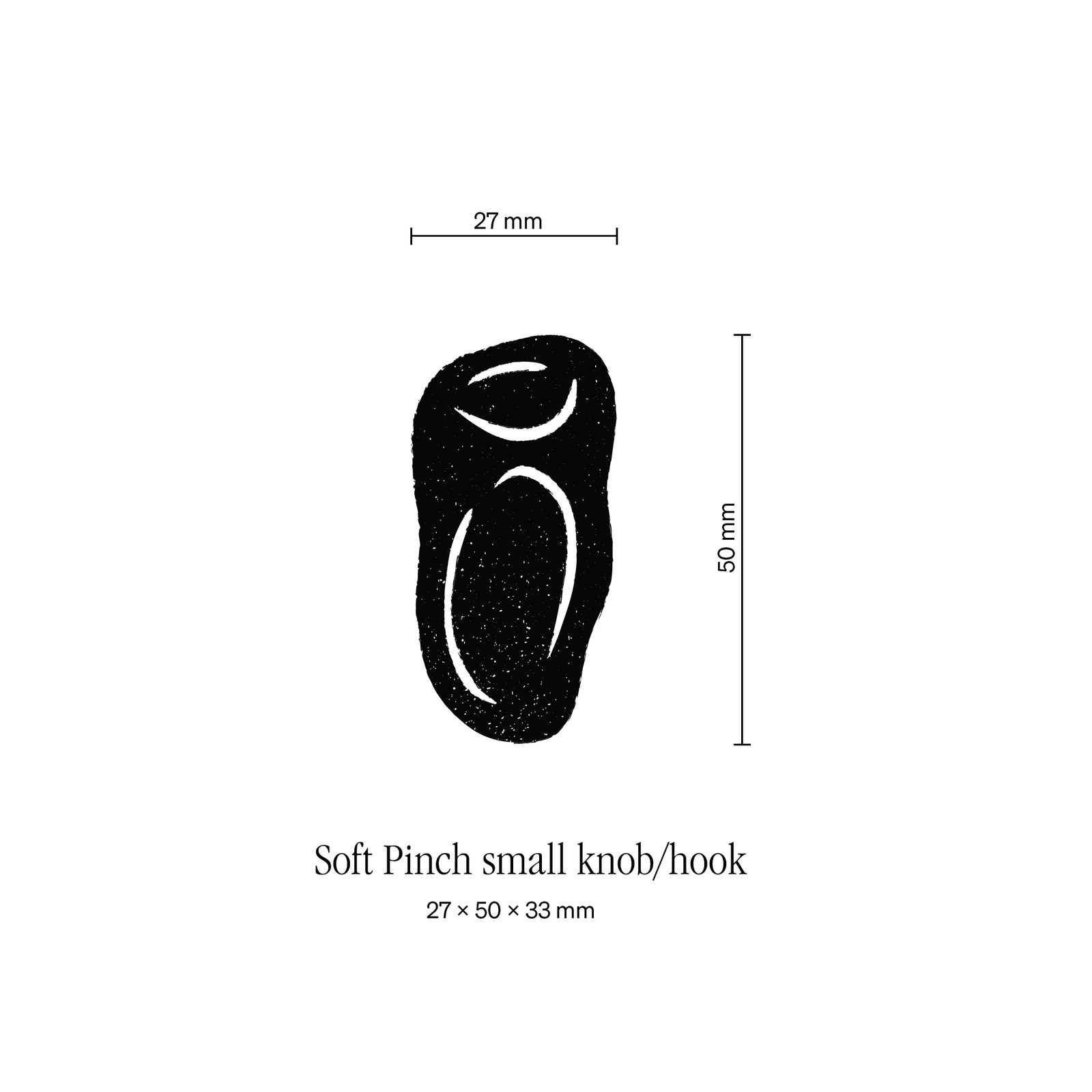 Eva Anna Gulacsi, Soft Pinch Small Knob/Hook