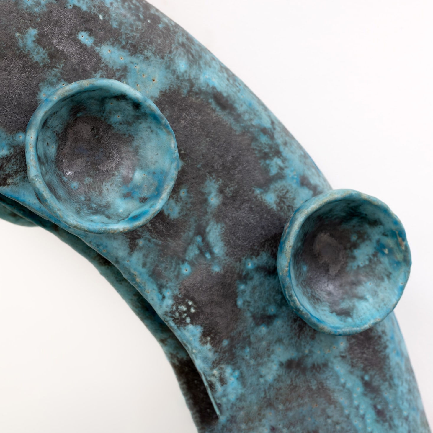 William Coggin, Turquoise Bubble Mirror