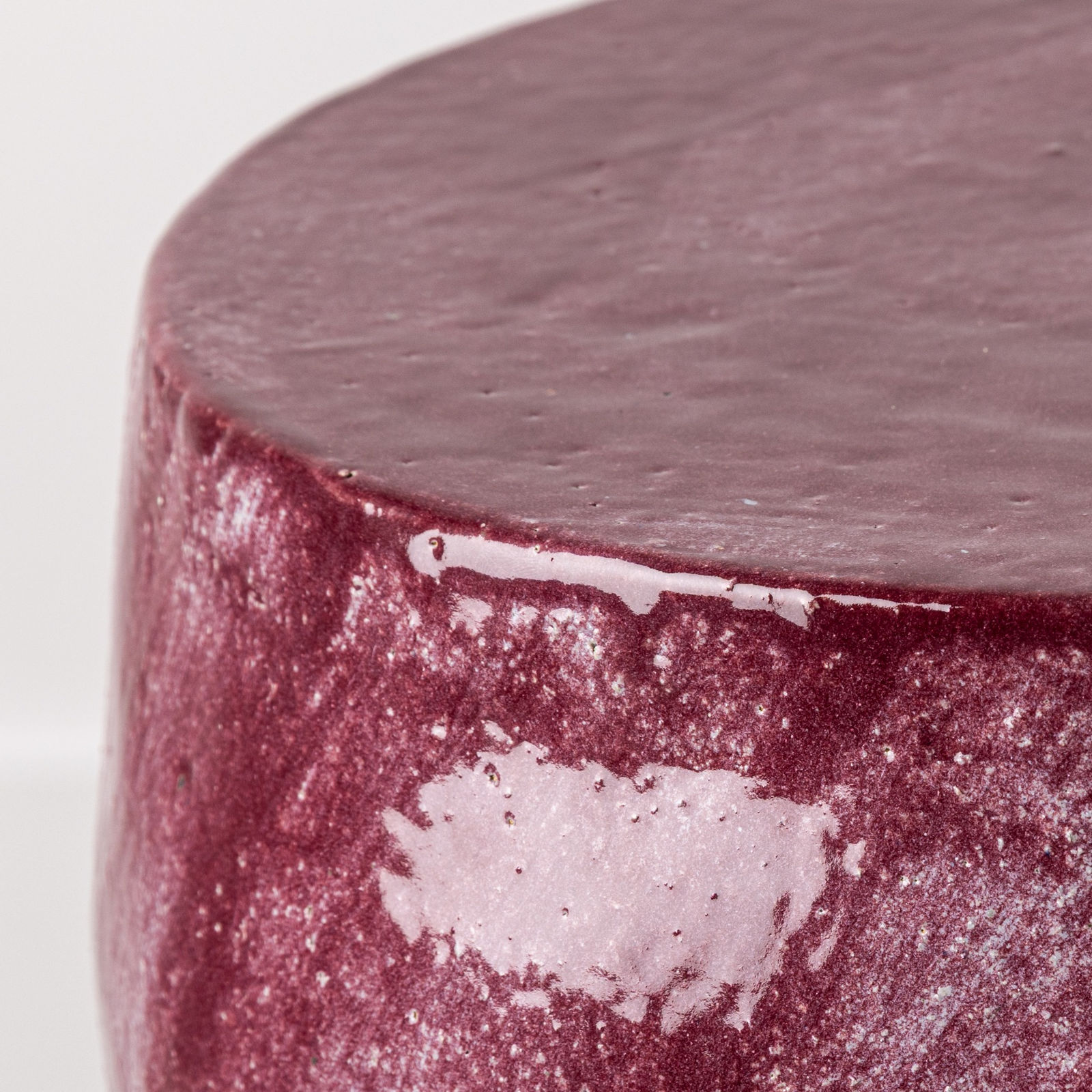 William Coggin, Burgundy Drum Table