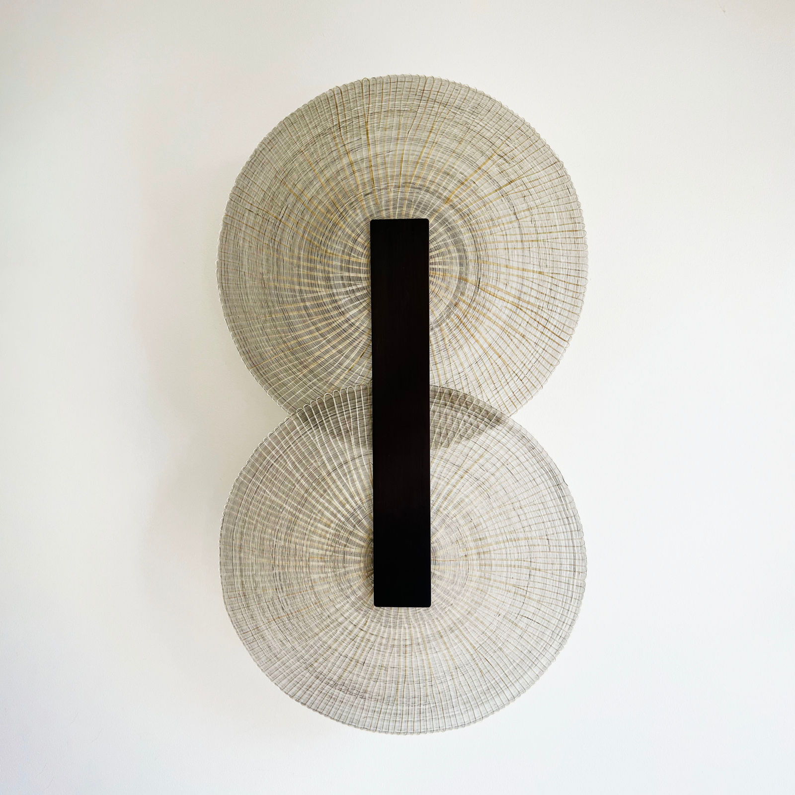 Lamps from Chile, Double Natural Crin Wall Light