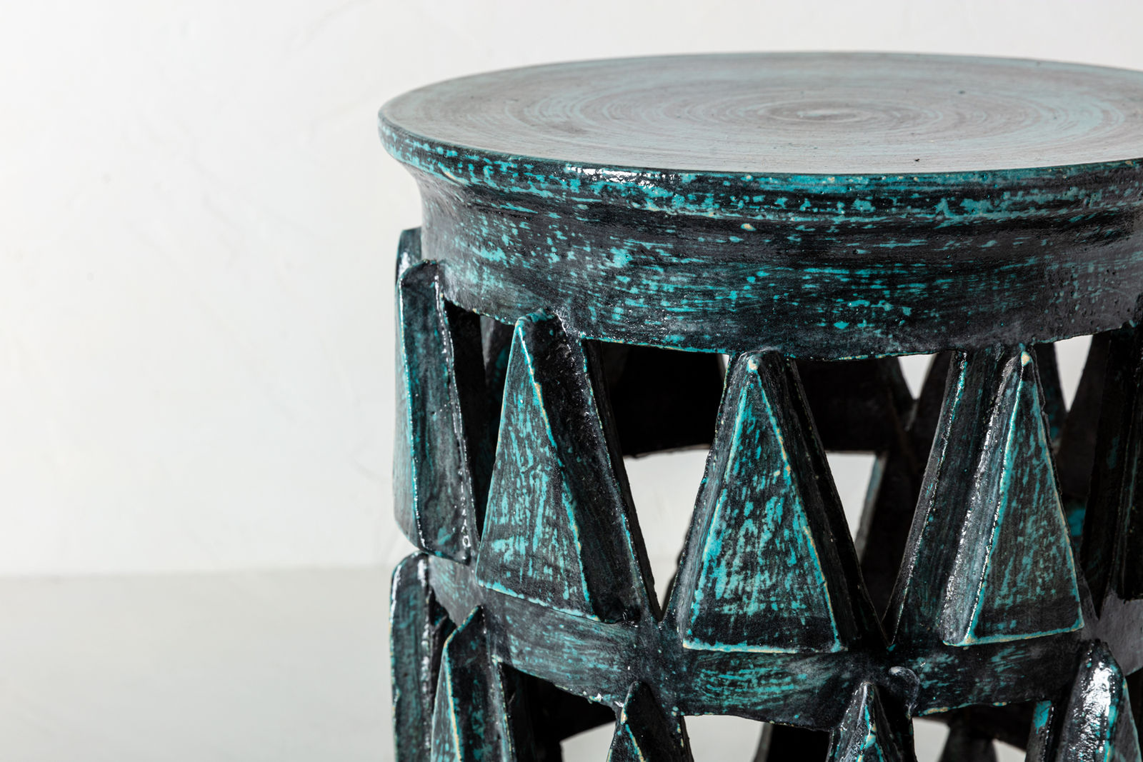 Christopher Maschinot, Turquoise Side Table