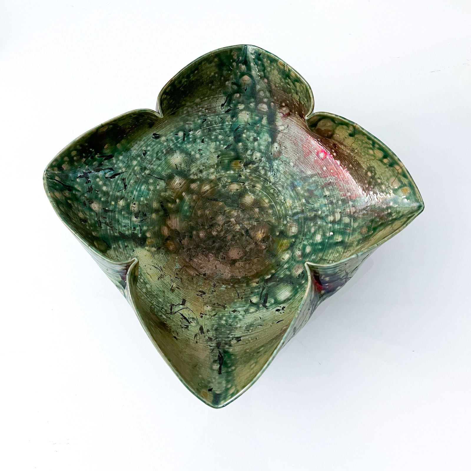 R. A. Pesce, Raku Clover Vessel