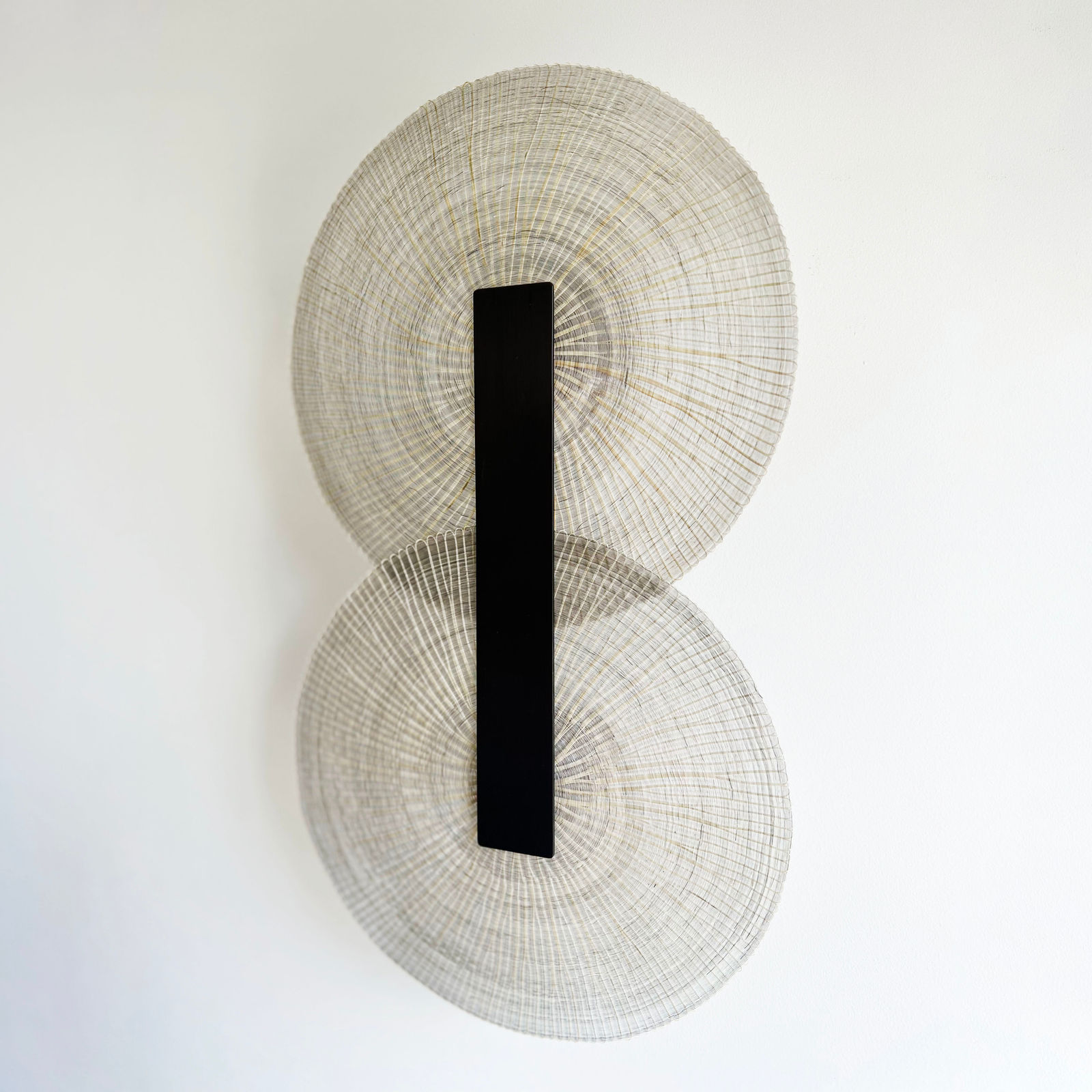 Lamps from Chile, Double Natural Crin Wall Light