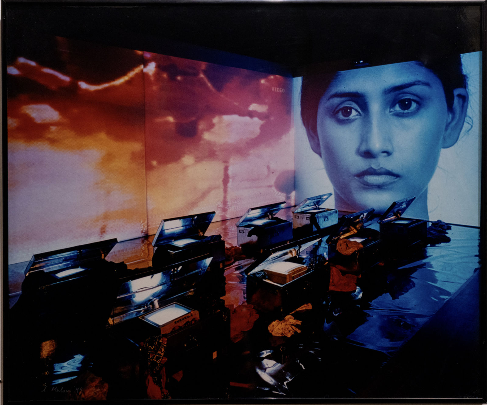 Nalini Malani, Remembering Toba Tek Singh, 1999