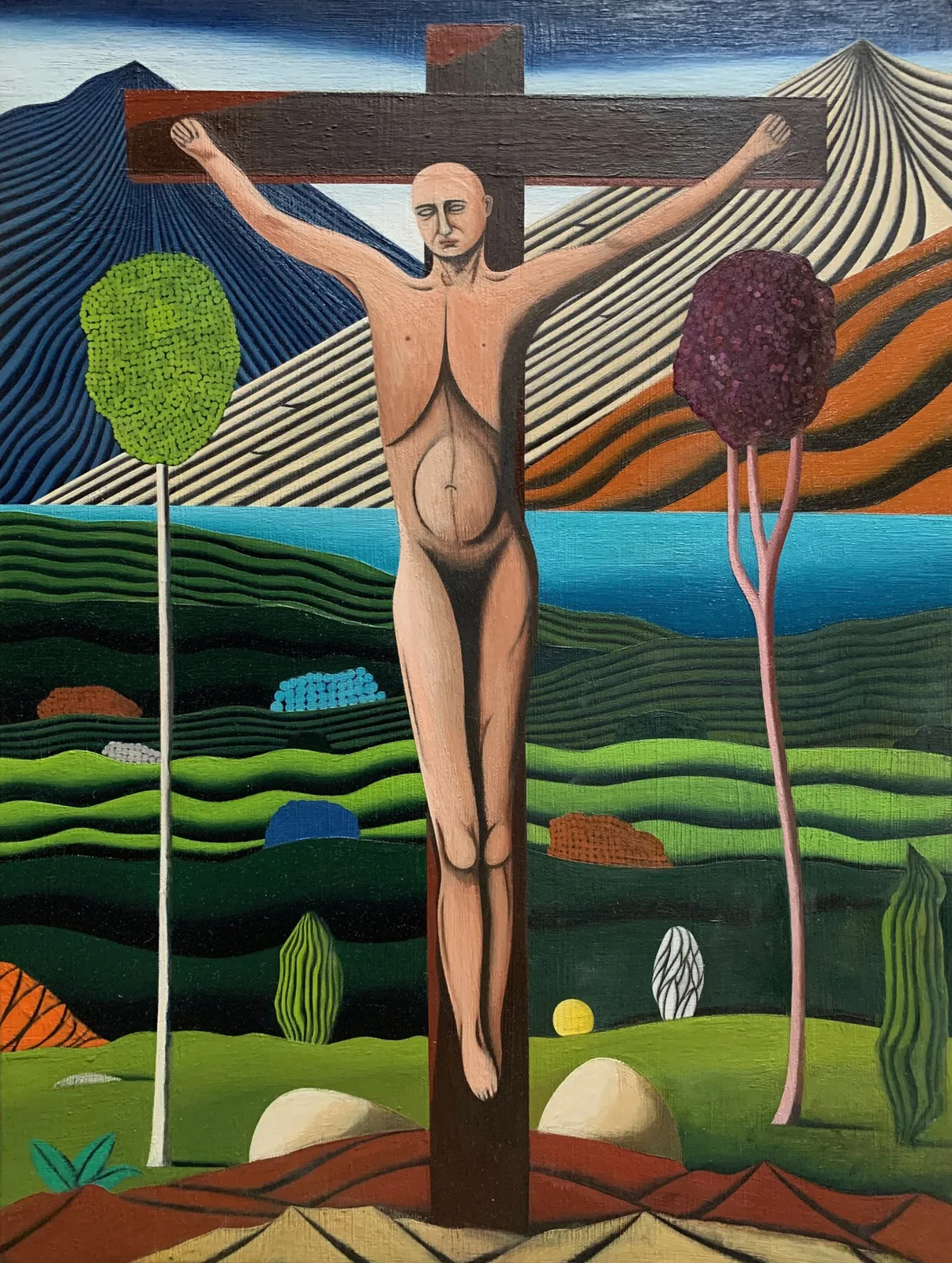 Jeffrey Harris, Crucifixion and Landscape, 1997-2026