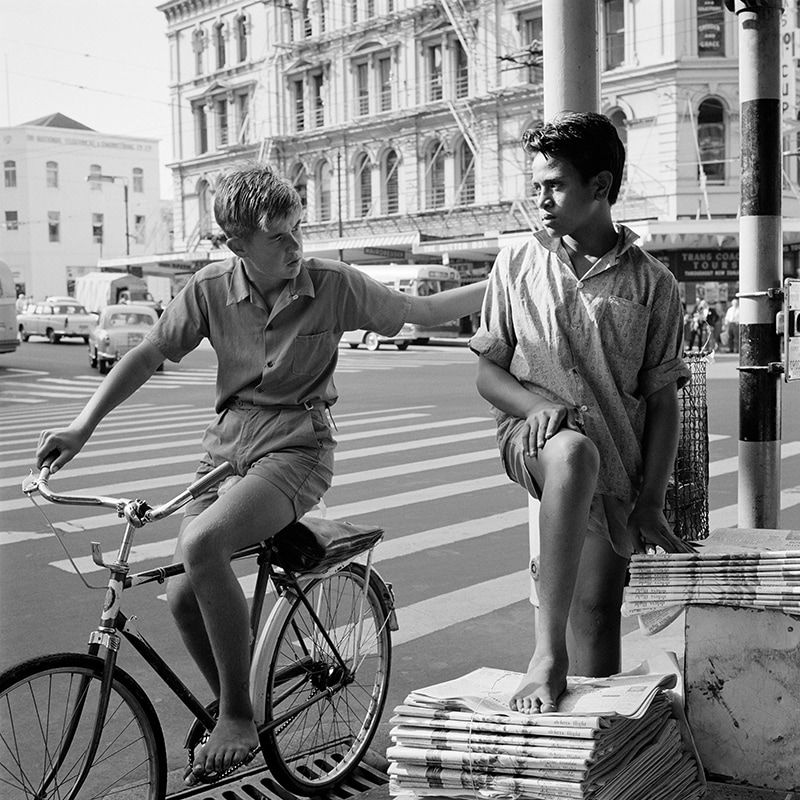 Ans Westra, Queen St, Auckland, 1963