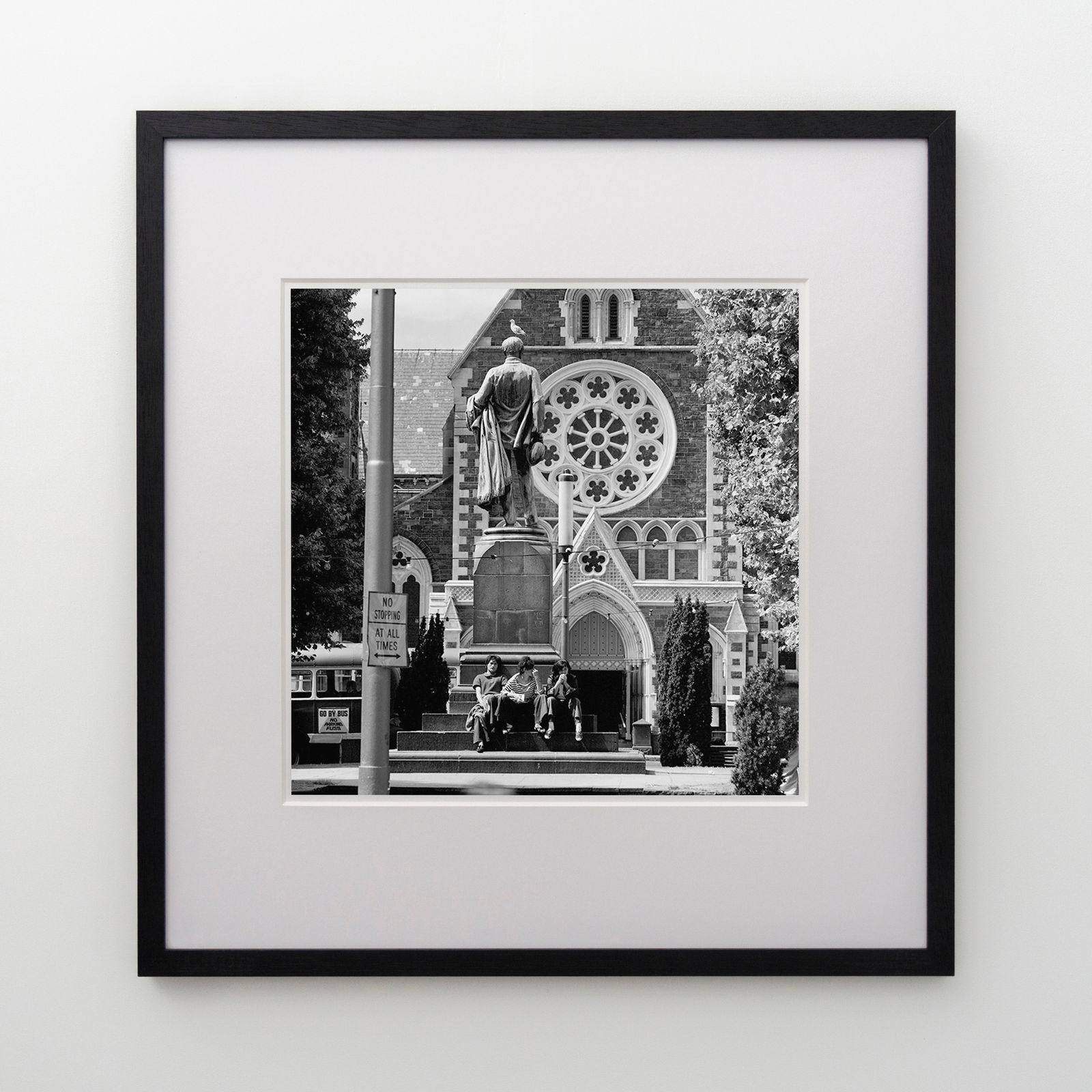 Ans Westra, Cathedral Square, Christchurch, 1971