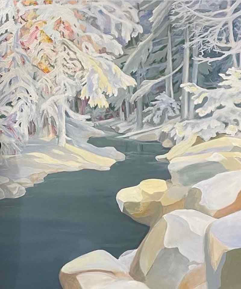 Bill Stone, Snowfall at Dusk