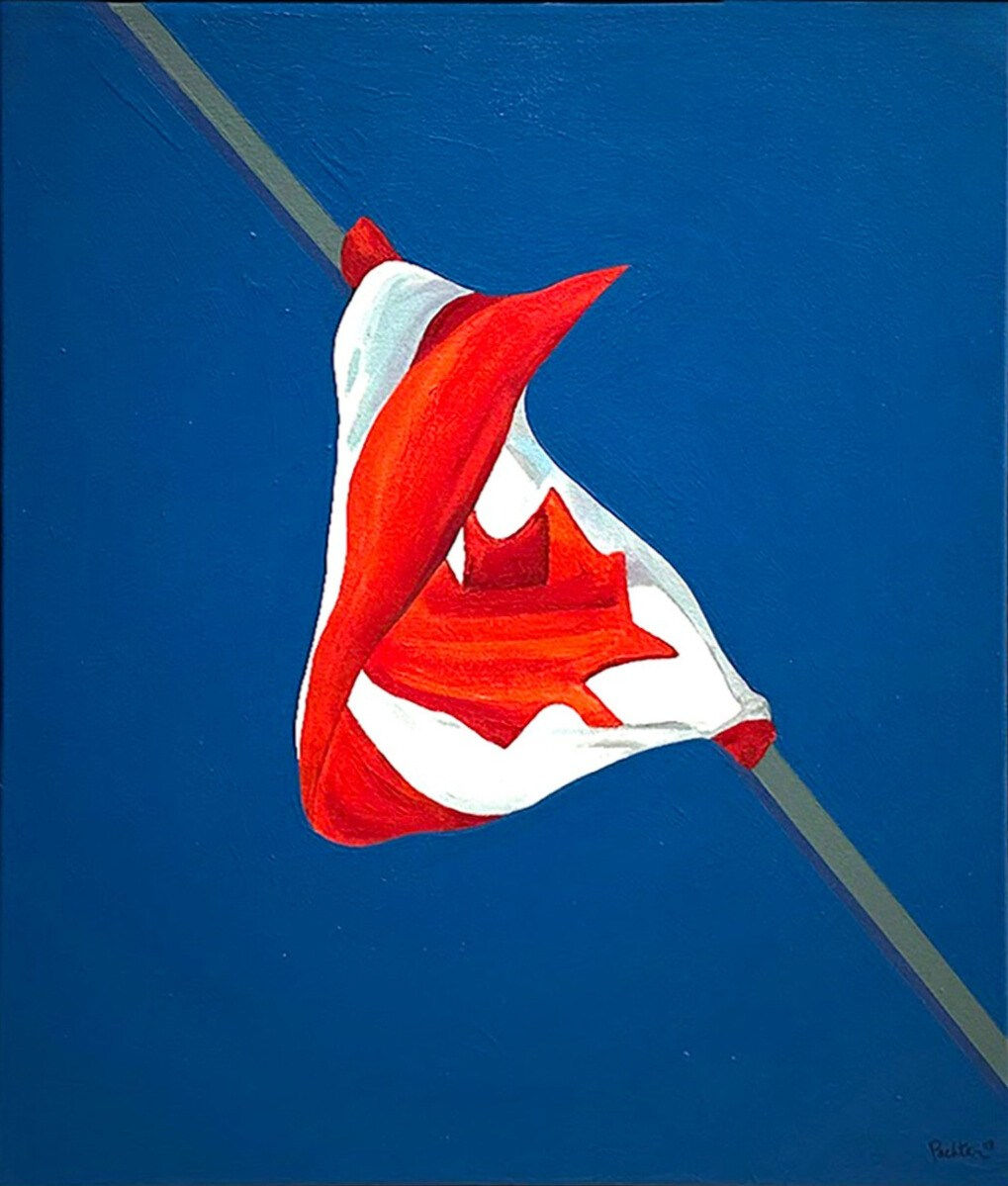 Charles Pachter, Flag Blue