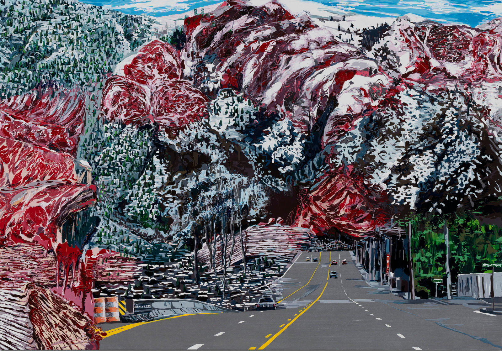 Yujin KANG, Mountain with Meat, 2020