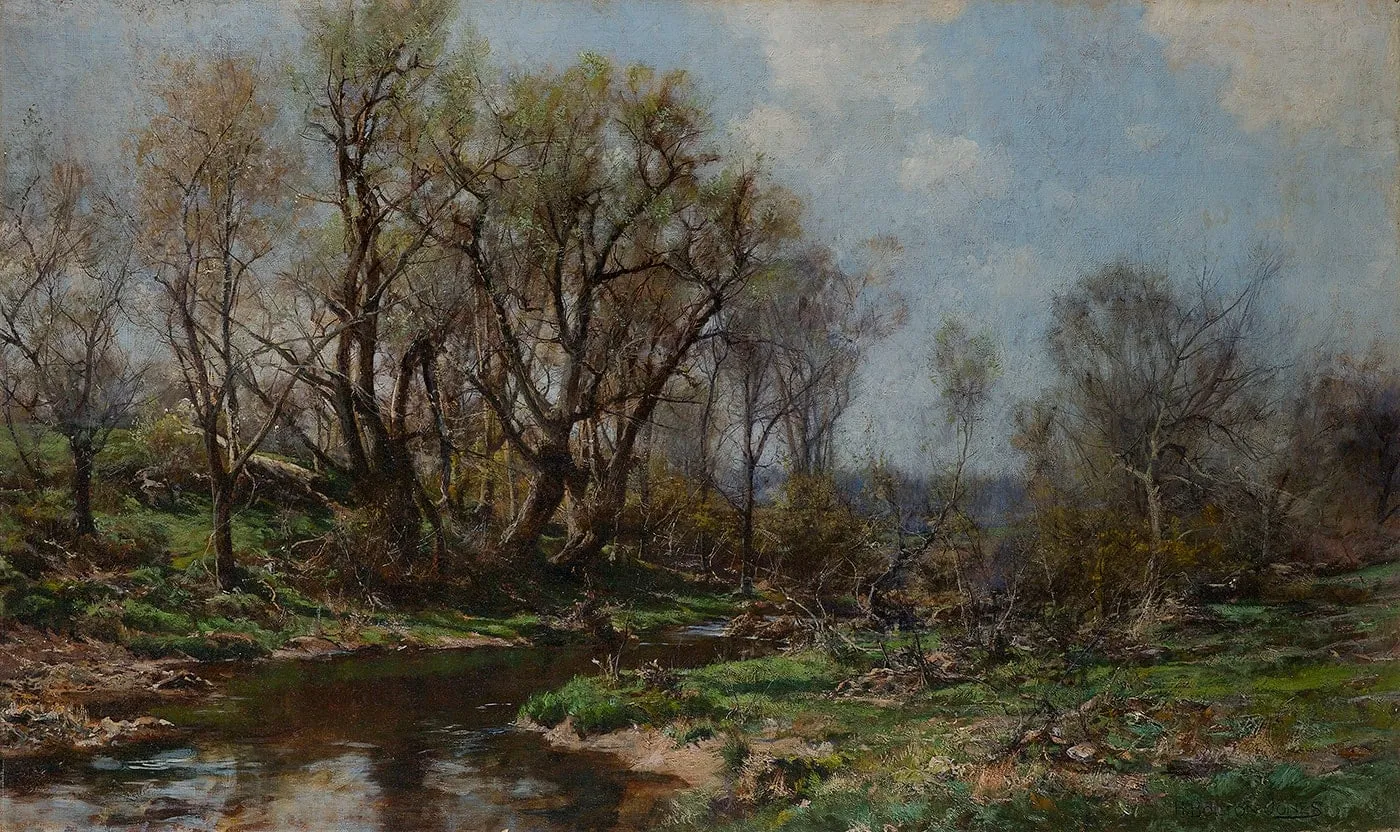 Hugh Bolton Jones, Spring Landscape, c. 1880s