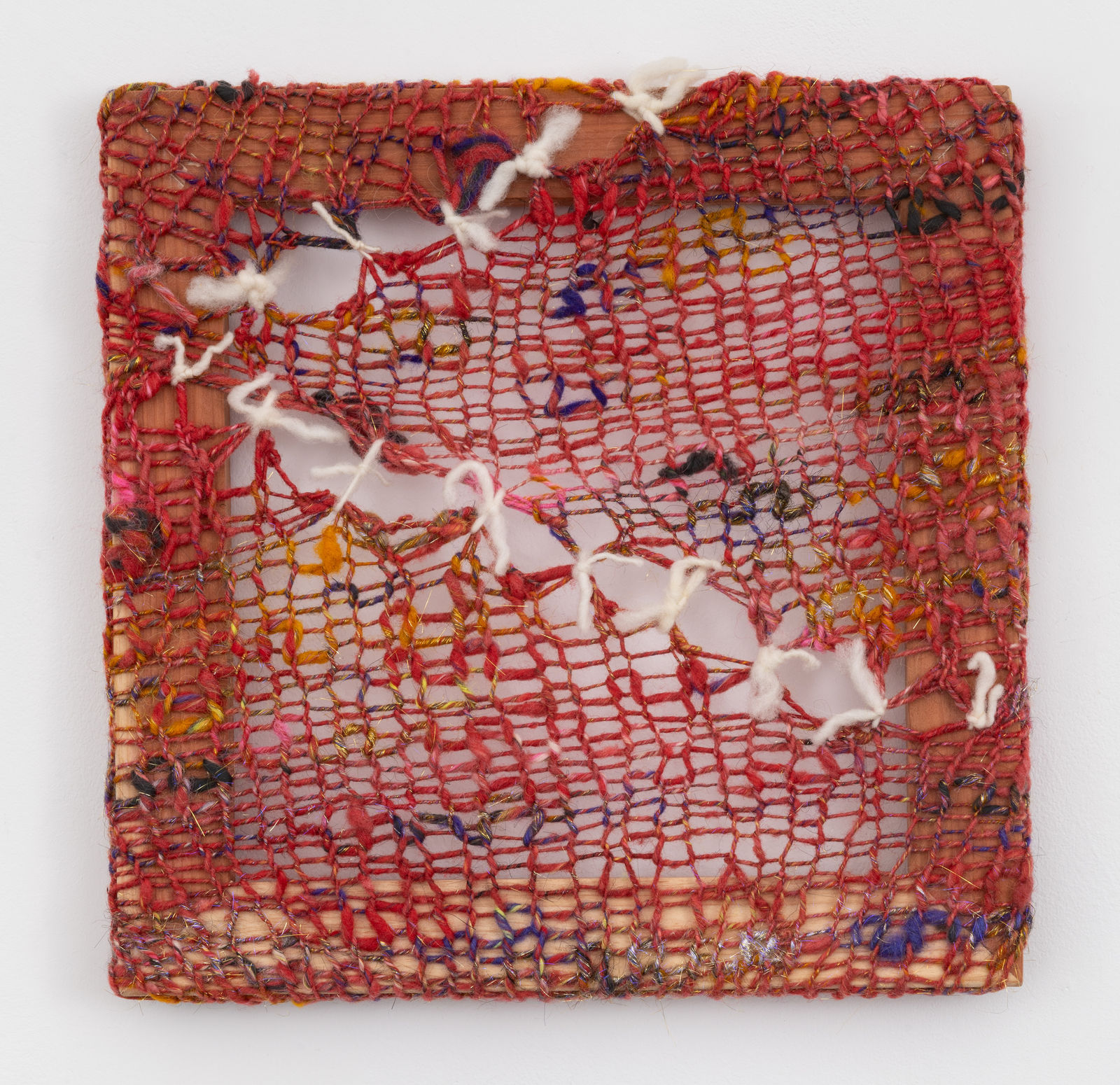 Abstract knitted square