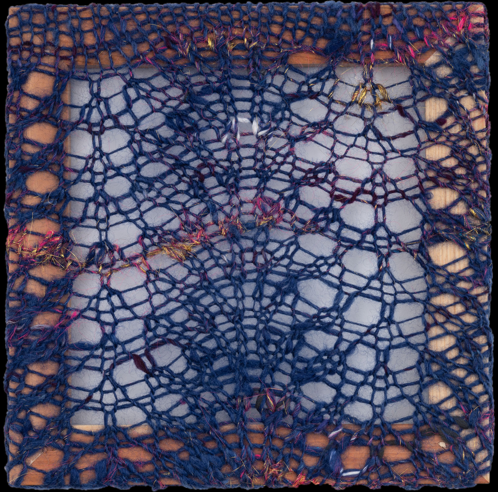 Abstract knitted square