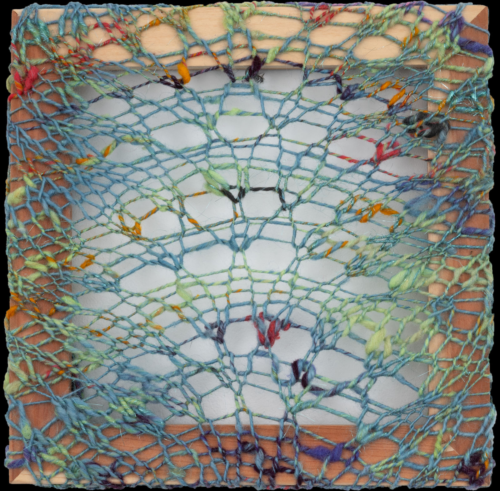 Abstract knitted square