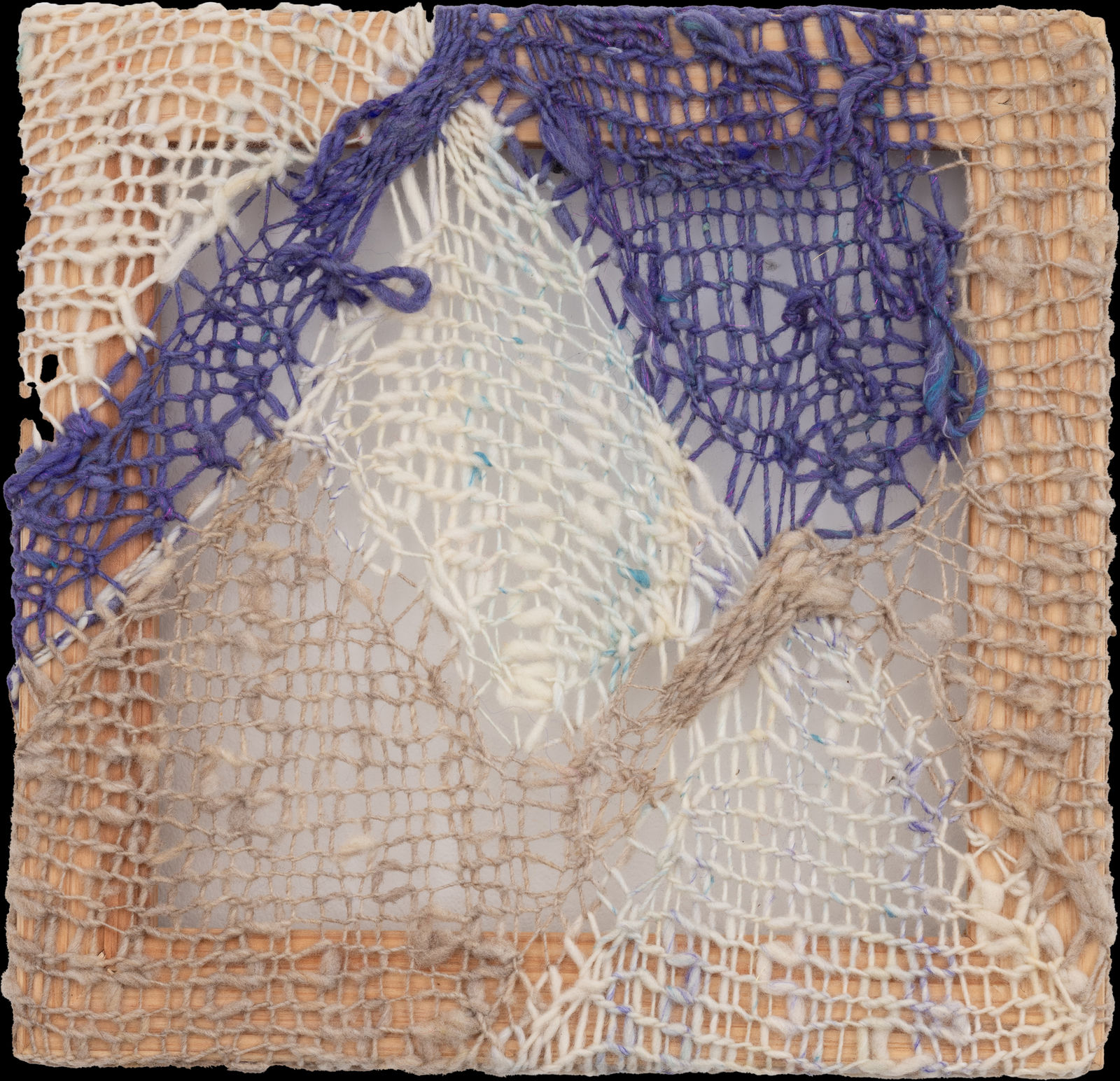 Abstract knitted square