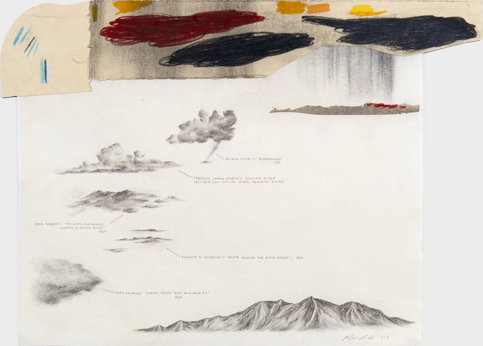 an arid landscape with clouds