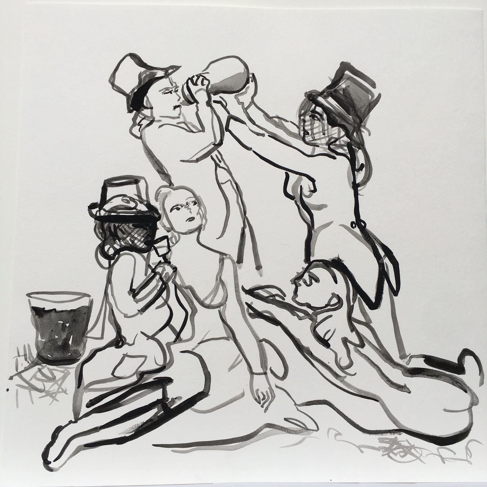 Suzy Spence, Revellers, 2017