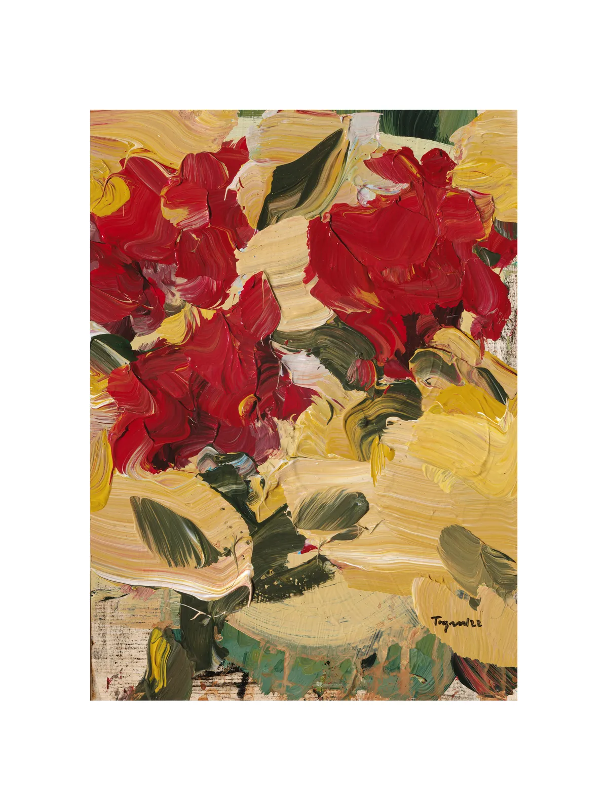 Tagreed Darghouth, To My father, From Van Gogh's Bouquets, 38, 2022