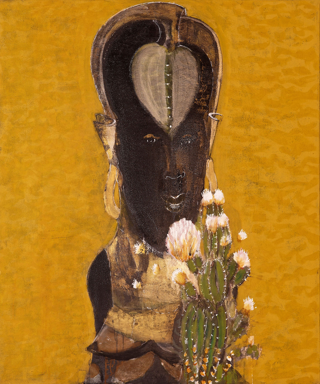 Adel El Siwi, Mask in Cactus , 2024