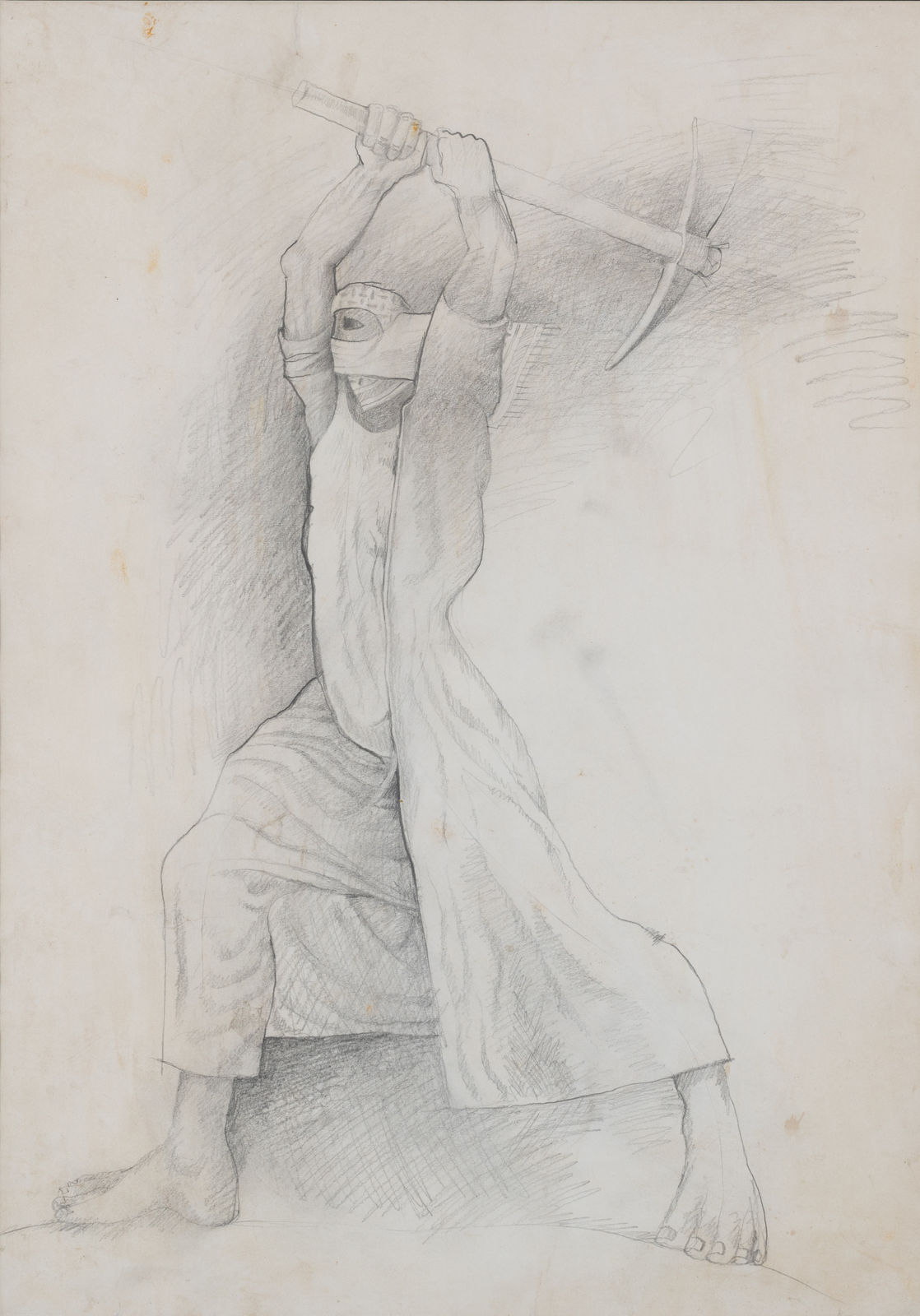 Sliman Mansour, St. George, 1972