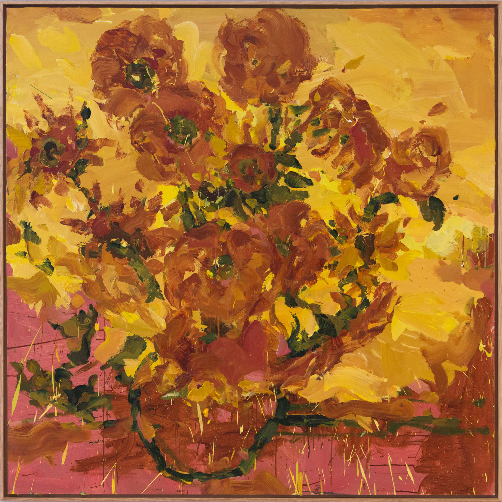 Tagreed Darghouth, From the series: "To My Father, From Van Gogh’s Bouquets, 2 , 2022