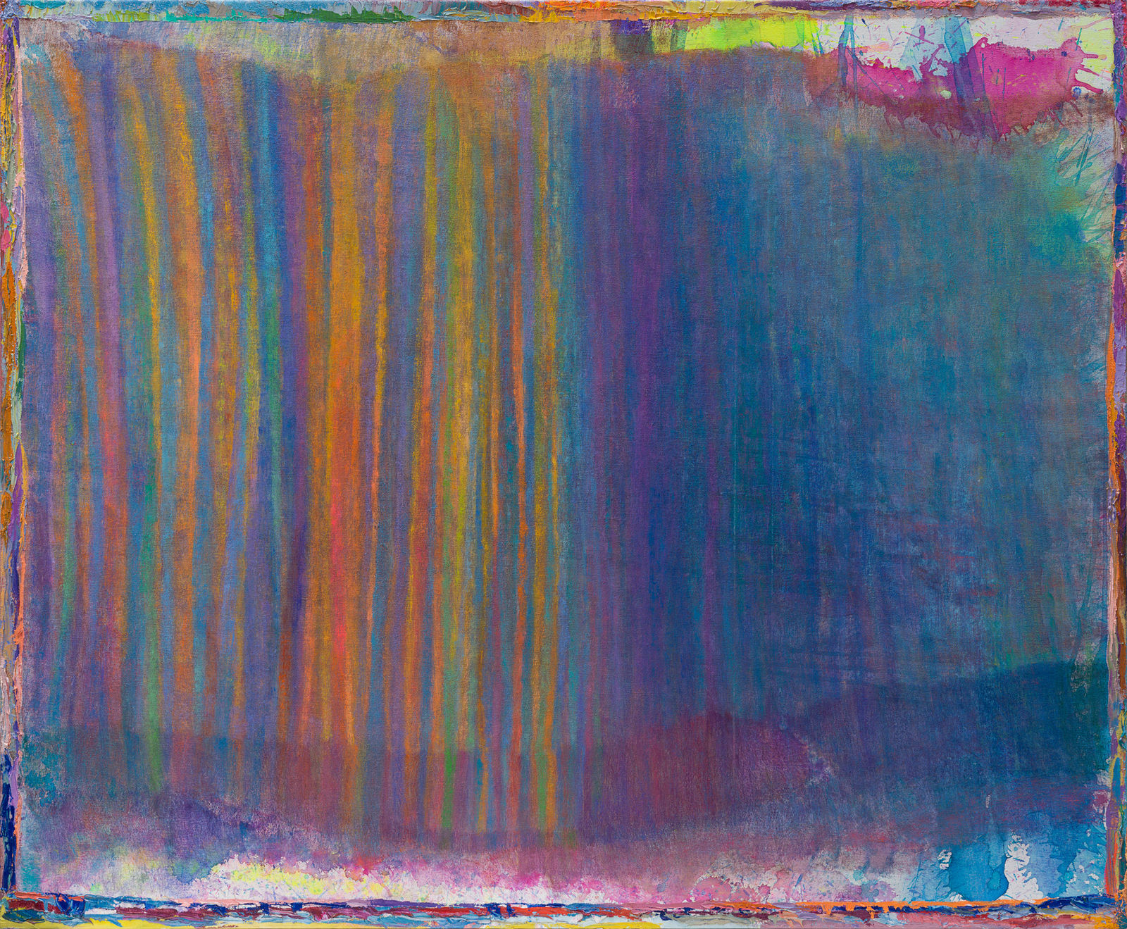 Rema Ghuloum Waking Dream, Reflected Light., 2025 Oil and acrylic gouache on canvas 121.9 x 137.2 cm 48 x 54 in