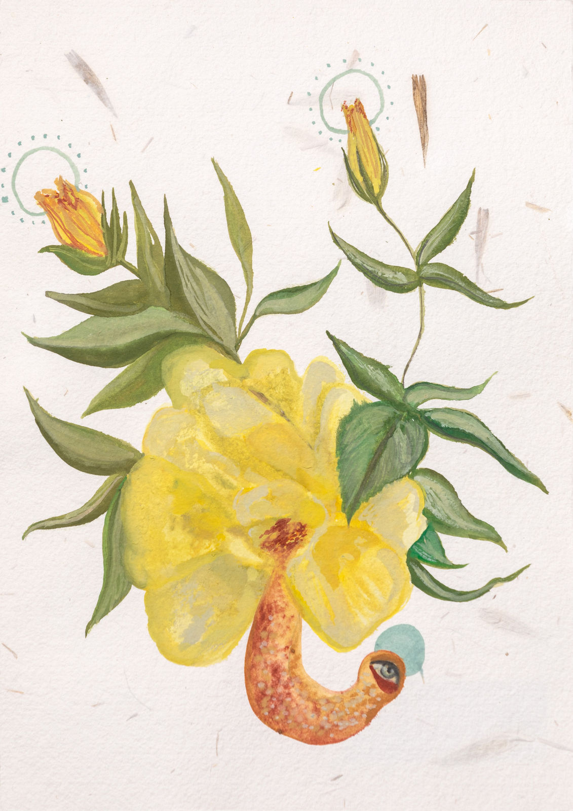 Alymamah Rashed Mirrors from the Sidewalks (A Pilgrimage from Turkey to Holland), 2024 Watercolor on handmade paper 21 x 29.7 cm 8 1/4 x 11 3/4 in (ITALY)