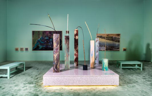 Hashel Al Lamki, The constellation of towers, 2021