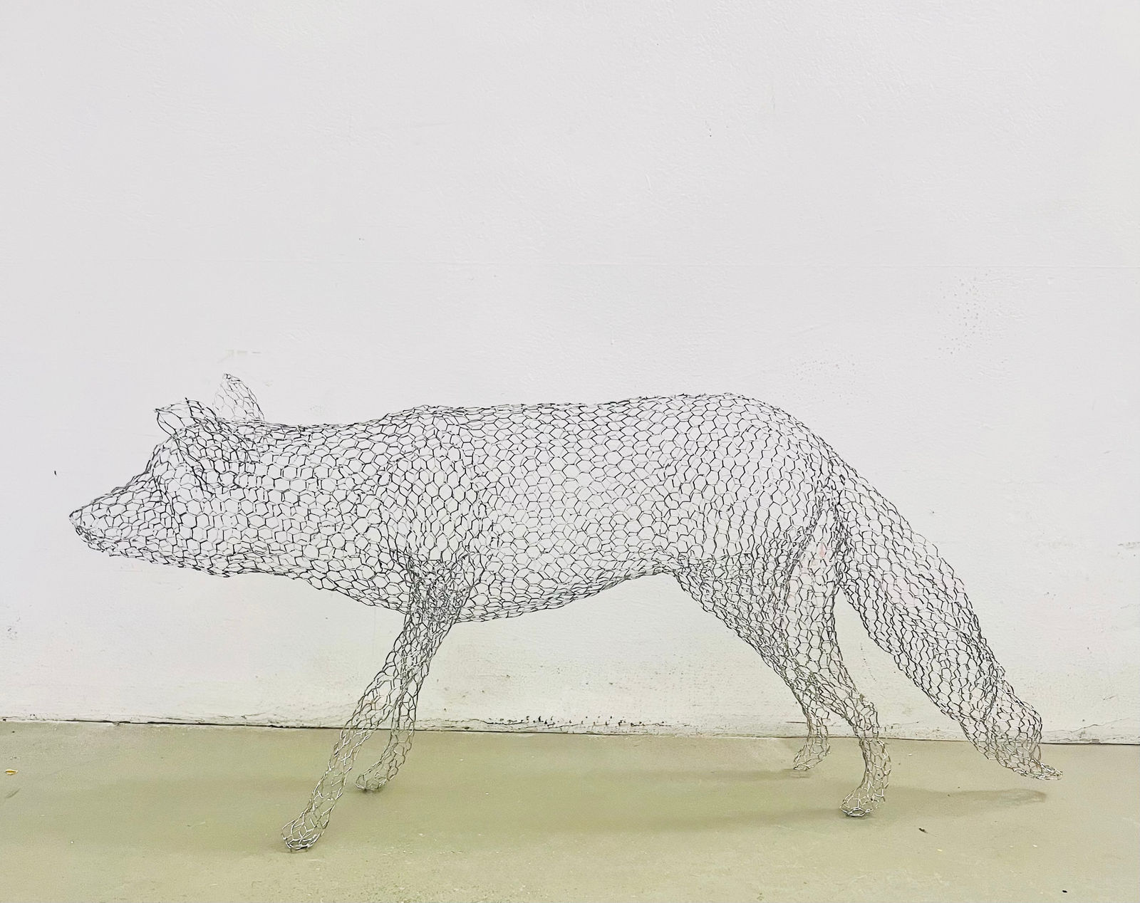 Benedetta Mori Ubaldini, Silver Fox Sculpture, 2025