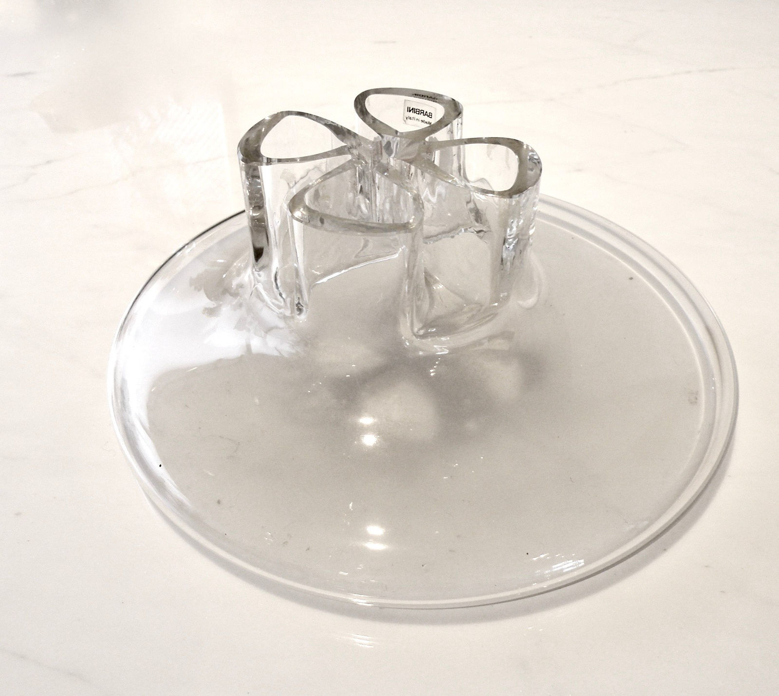 Alfredo Barbini, '4 Bocca' Glass Vase, 1970's