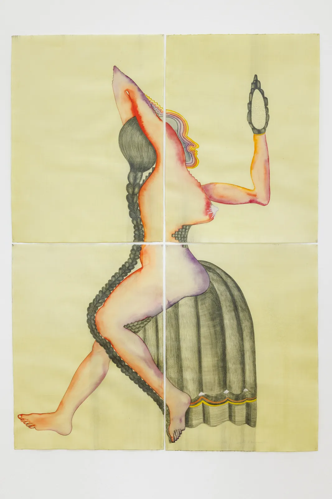 Image of a drawing of Sandra Vasquez de la Horra.