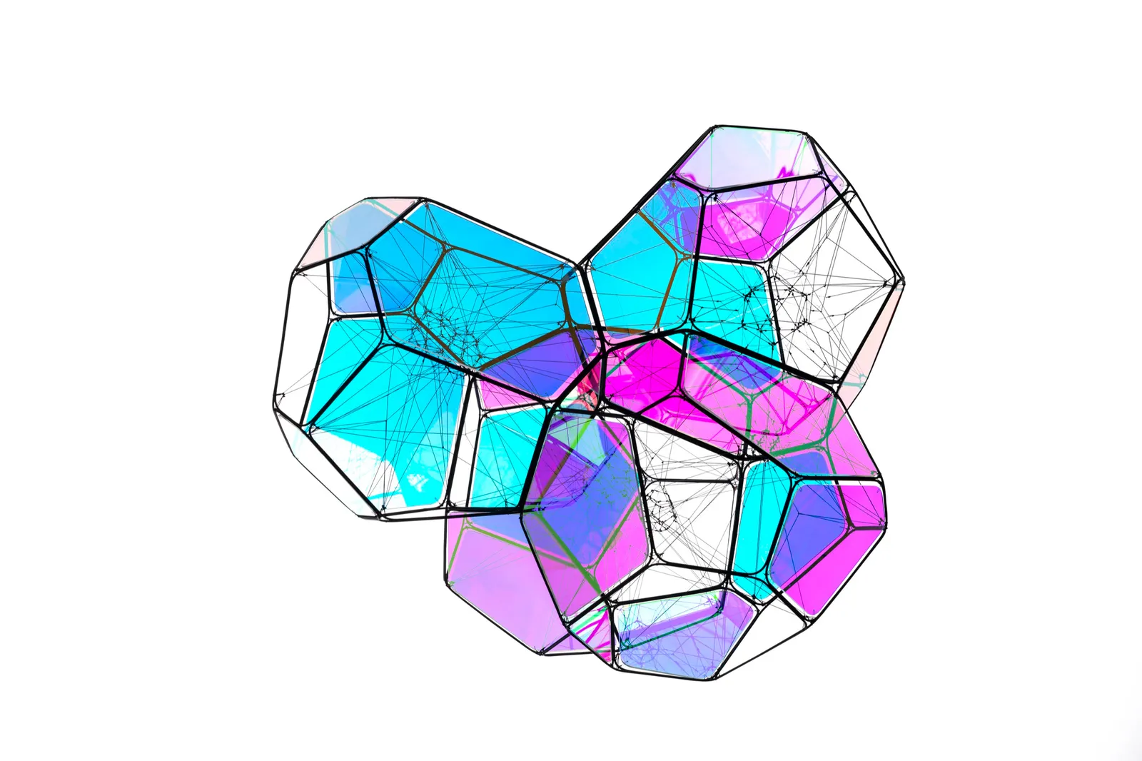 tomas saraceno hanging colorful cloud