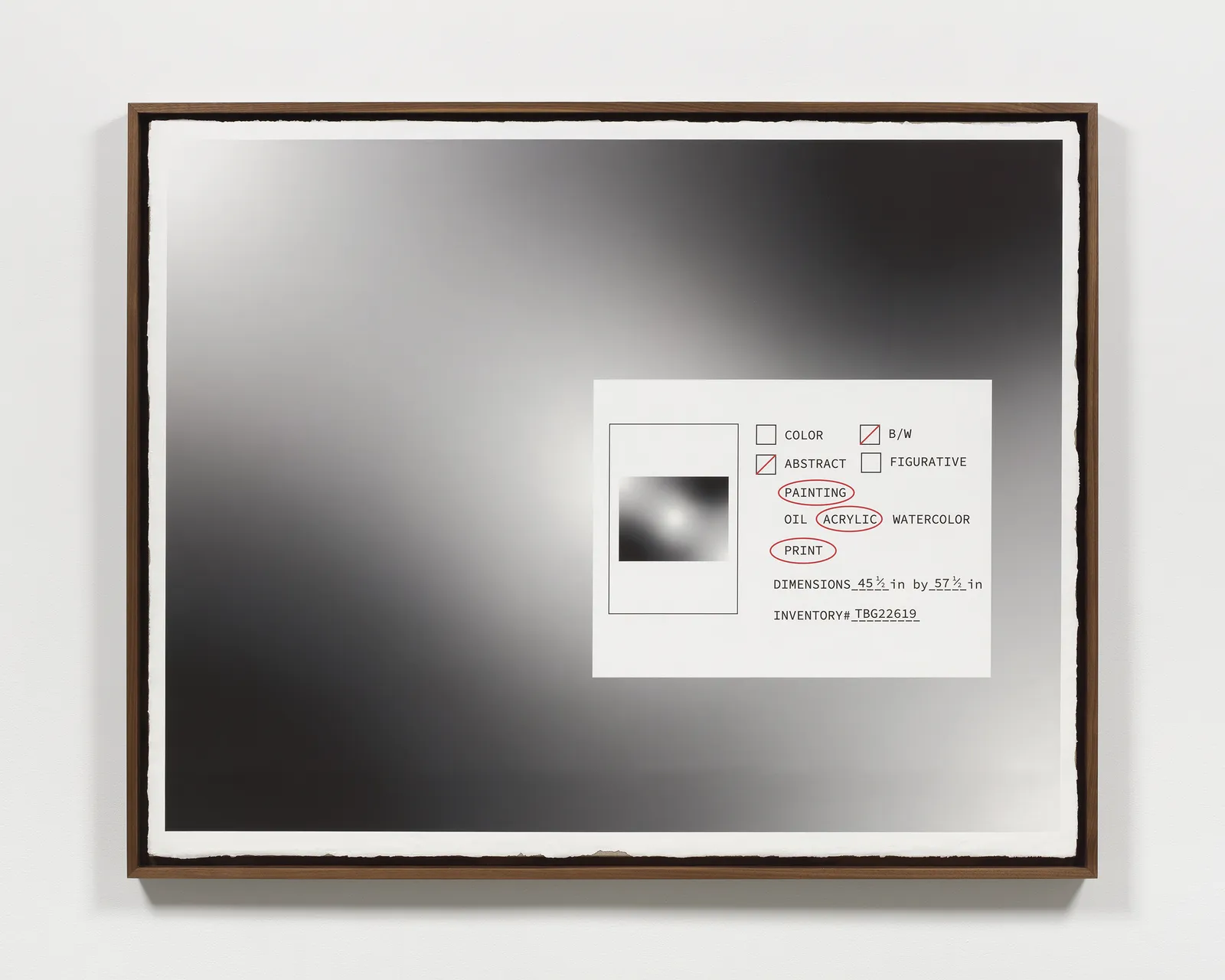 Image of Printed Paint (Black-and-White Gradient).