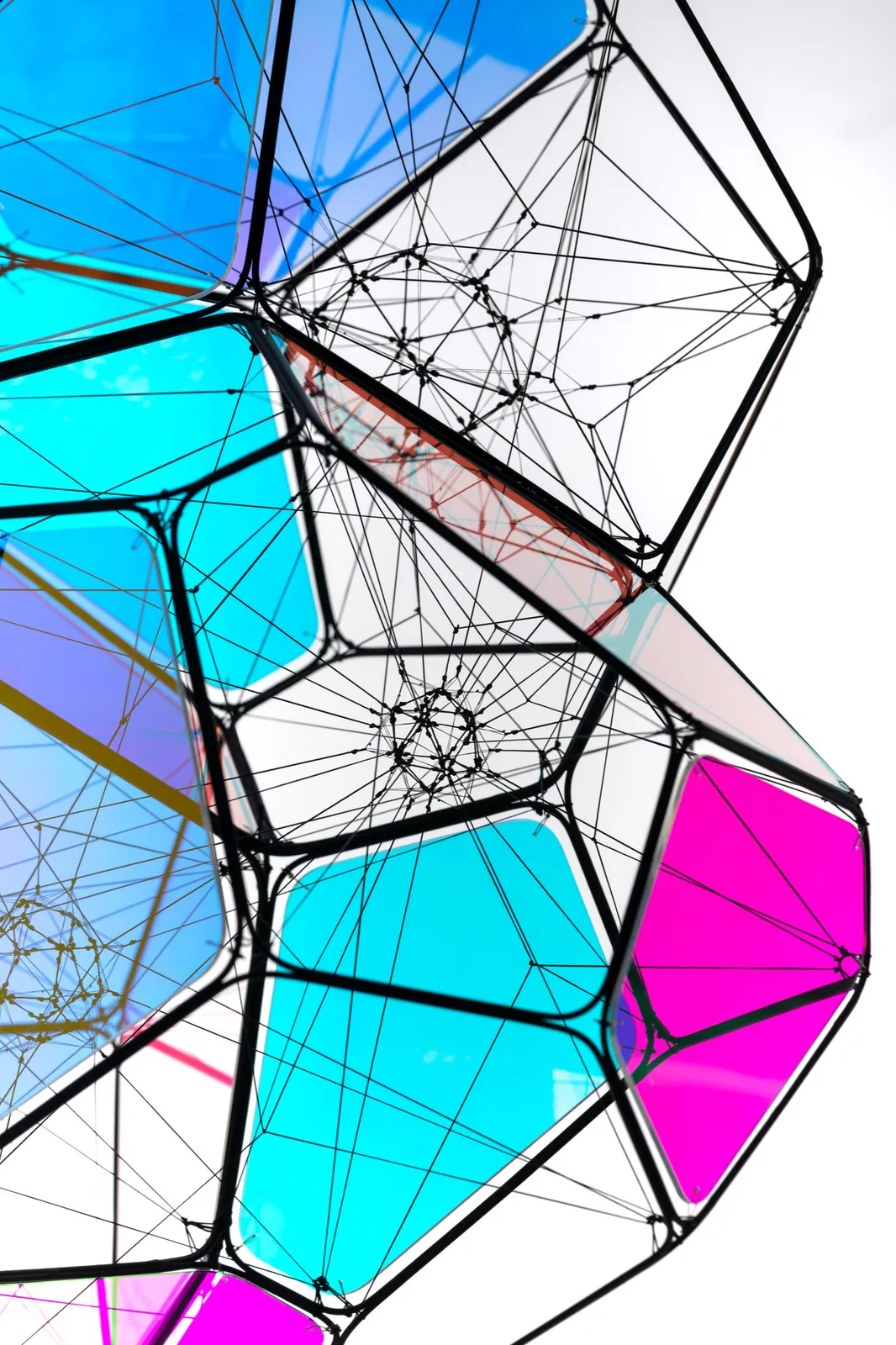 tomas saraceno hanging colorful cloud