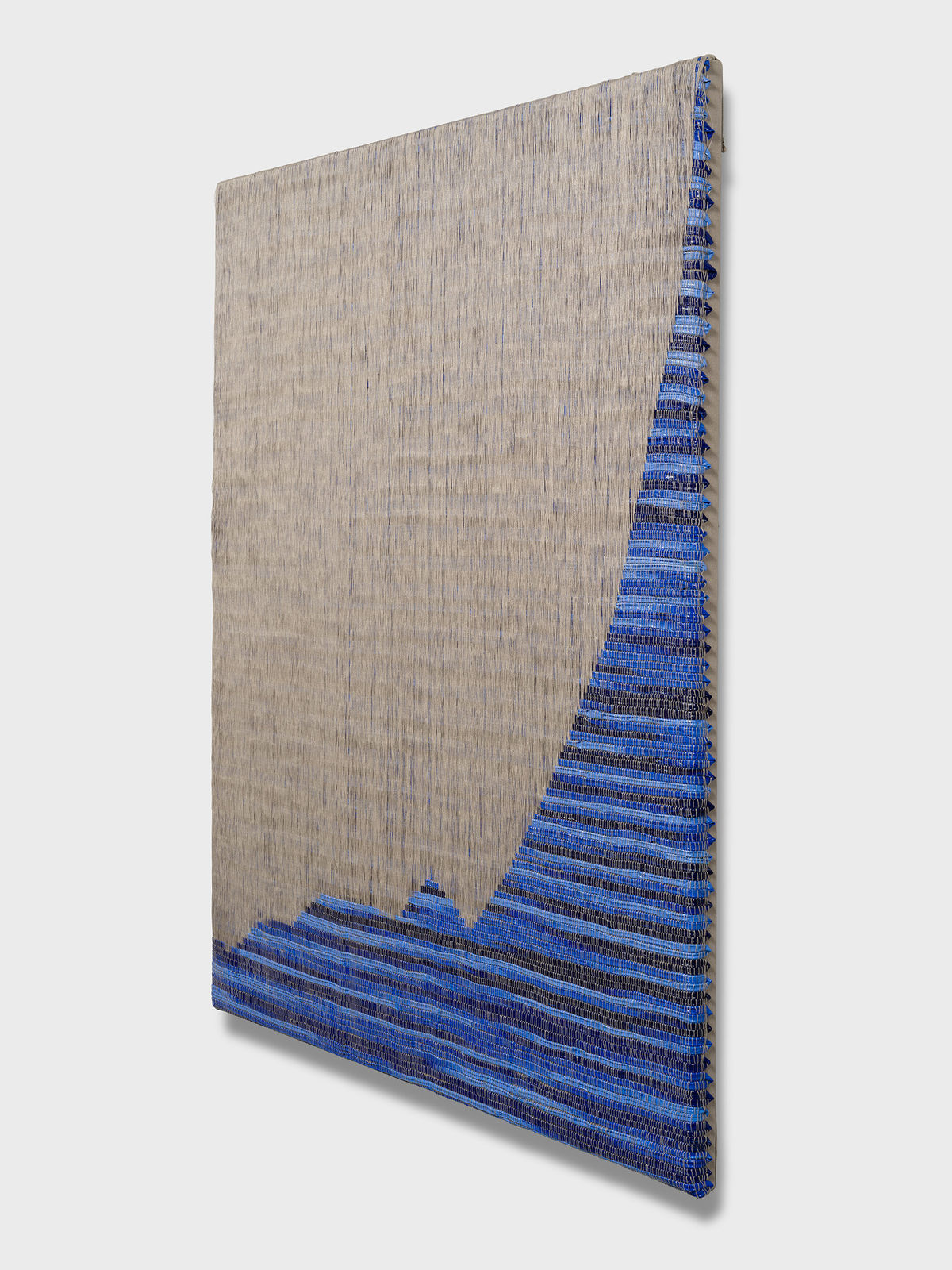 Image of Saban's Woven acrylic painting.