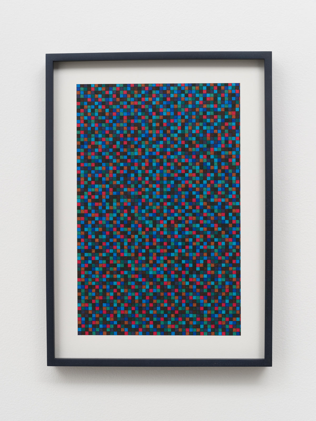 Liu Shiyuan color marker pen on paper in frame