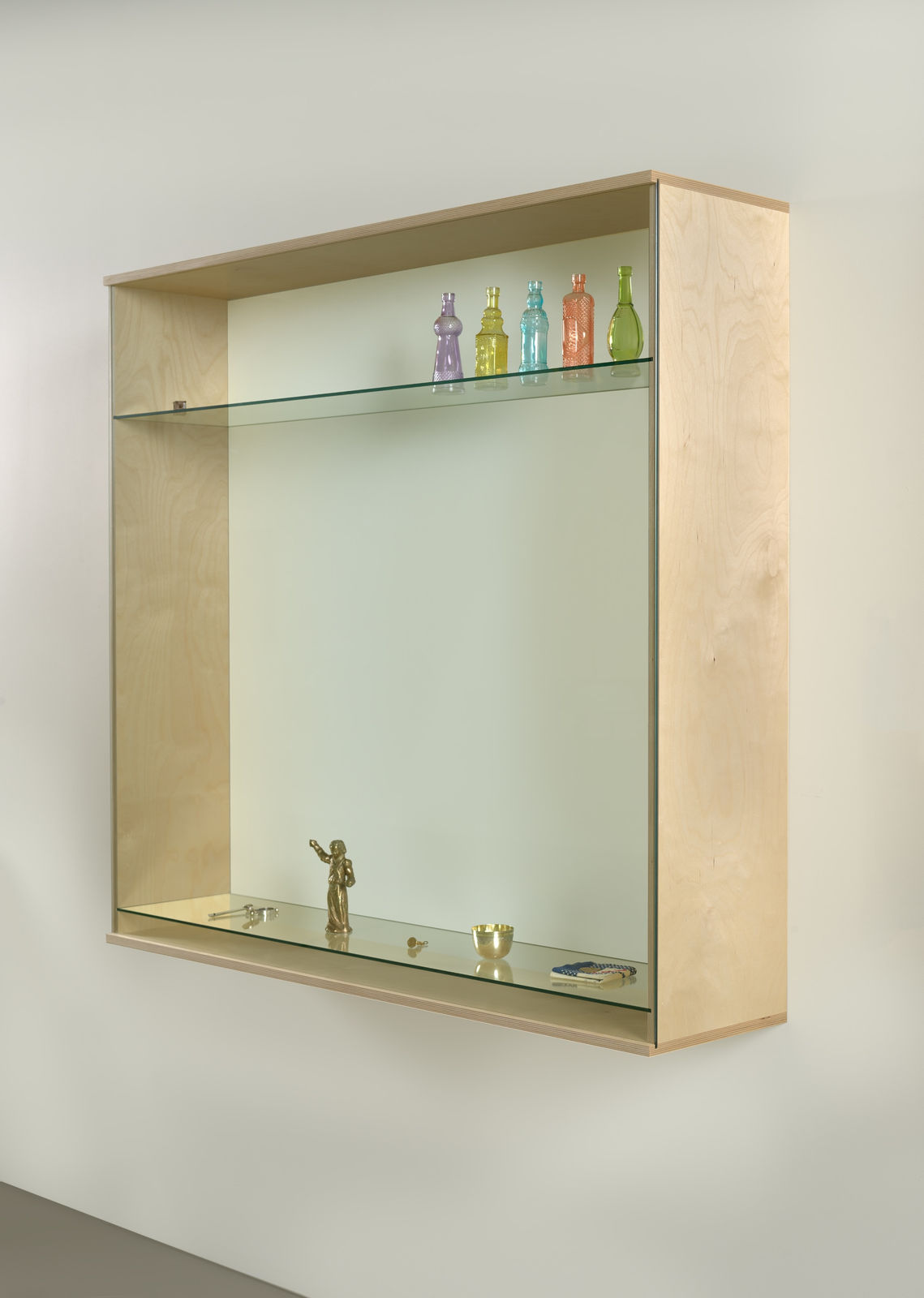 Image of Untitled (5 bottles, noisemaker, angel, stamp, cup, pendant, handkerchief, dreidel).