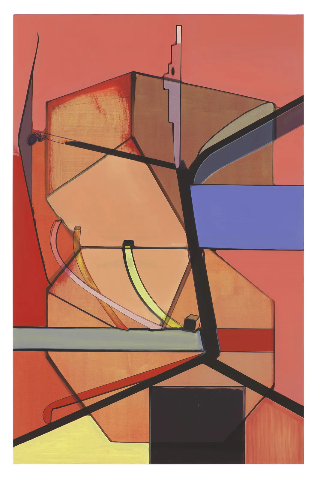 Thomas Scheibitz abstract painting