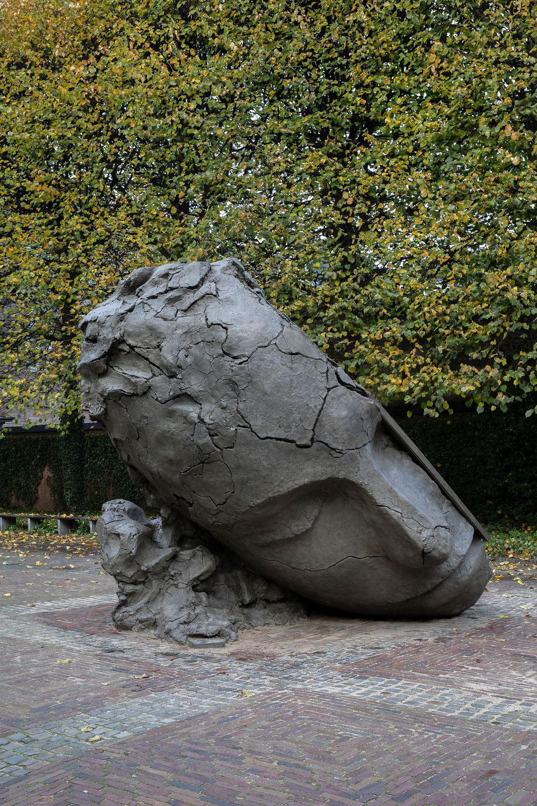 Mark Mander sculpture at Noordbrabants Museum, Netherlands