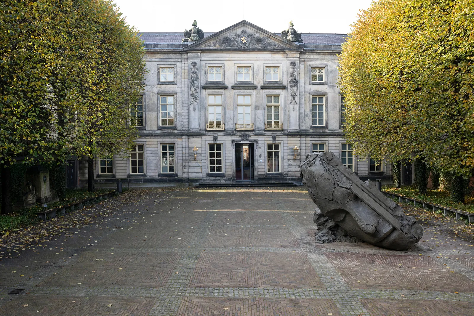 Mark Mander sculpture at Noordbrabants Museum, Netherlands