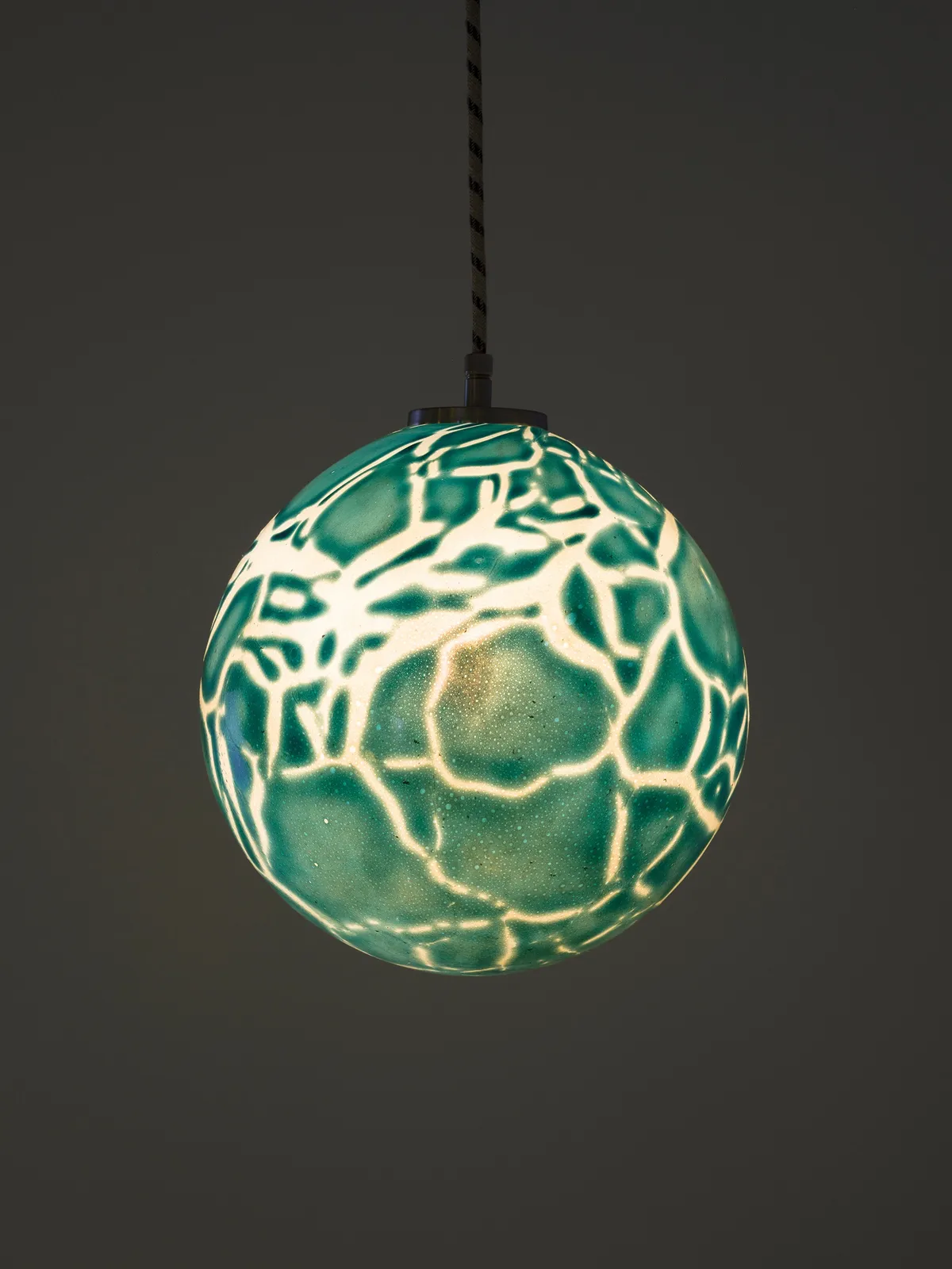 Slavs and Tatars lamp turned on